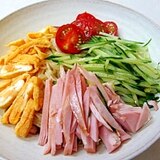 ＊麺が見えない具だくさんの冷し中華＊